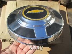 (1) Nos 1973-91 Chevy Pickup Truck Wheel Dog Dish Hub Cap 12 3/4 1 Ton Gm