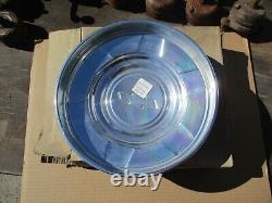 (1) Nos 1973-91 Chevy Pickup Truck Wheel Dog Dish Hub Cap 12 3/4 1 Ton Gm