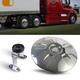 1 Set Of Aerodynamic 22.5 Wheel Covers Axle Cover Caps For Semi Truck Trailer