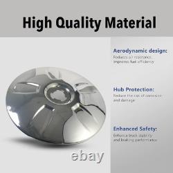 1 Set of Aerodynamic 22.5 Wheel Covers Axle Cover Caps for Semi Truck Trailer