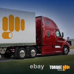 1 Set of Aerodynamic 22.5 Wheel Covers Axle Cover Caps for Semi Truck Trailer