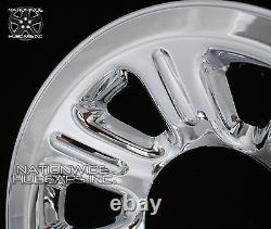 2000-2011 Ranger 15 Chrome Wheel Skins Hub Caps 7 Spoke Full Covers and Centers