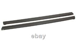 2001-2006 Silverado 2500HD 8FT Foot Bed Rail Cap Covers Matte No Stake Pockets