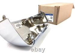 2008-2016 Ford Truck LH driver exterior Mirror Housing Cover Cap Chrome new OEM