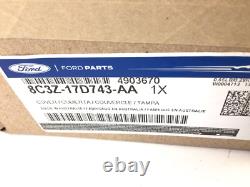 2008-2016 Ford Truck LH driver exterior Mirror Housing Cover Cap Chrome new OEM