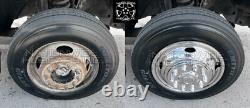 2020-2026 FORD F600 19.5 10 Lug Dually Steel Wheel Simulators Dual Rim Covers