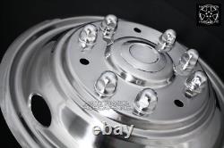 2020-2026 FORD F600 19.5 10 Lug Dually Steel Wheel Simulators Dual Rim Covers