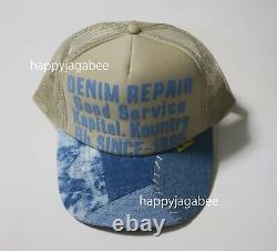 2022 SS Kapital Denim Repair Service Print Remake Denim Truck Mesh Cap 7Colors