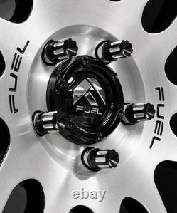 20 True Spike Machined 9/16-18 Steel Lug Nuts 3.15 Pick Up Trucks Black Silver