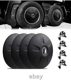 22.5 Aero Wheel Covers for Semi Trucks, Twist & Lock, 4 Pcs FREE SHIPPING