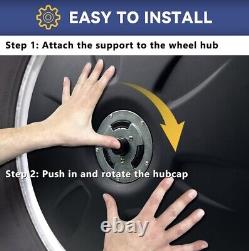 22.5 Aero Wheel Covers for Semi Trucks, Twist & Lock, 4 Pcs FREE SHIPPING