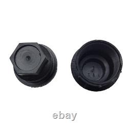 24X Black Lug Nut Covers Caps For Chevy Gmc Silverado 1500 2500 Full Size Truck