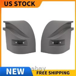 2PCS Gray Corner Cap Kit For Morgan Truck #62664 & 62665 Curbside & Roadside