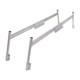 2pcs Truck Cap & Topper Ladder Rack Universal Aluminum Heavy Duty 400lb Capacity