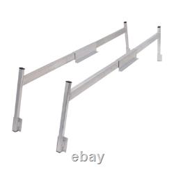 2PCS Truck Cap & Topper Ladder Rack Universal Aluminum Heavy Duty 400lb Capacity