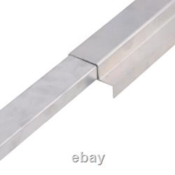 2PCS Truck Cap & Topper Ladder Rack Universal Aluminum Heavy Duty 400lb Capacity