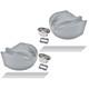 2pcs Brand New Corner Caps Kit Curbside & Roadside Fits Box Truck 62664 / 62665