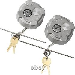 2 1/4 Locking Diesel Fuel Cap Compatible with Ford 650/750, Reefer Trailer, Int