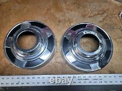 (2) NEW 1973-1987 Chevy Pickup Truck Hubcap Cap OEM 1/2 1500 73-87 10.5 OPEN GM
