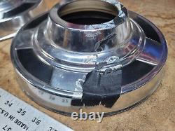 (2) NEW 1973-1987 Chevy Pickup Truck Hubcap Cap OEM 1/2 1500 73-87 10.5 OPEN GM