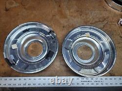(2) NEW 1973-1987 Chevy Pickup Truck Hubcap Cap OEM 1/2 1500 73-87 10.5 OPEN GM