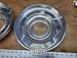 (2) NEW 1973-1987 Chevy Pickup Truck Hubcap Cap OEM 1/2 1500 73-87 10.5 OPEN GM