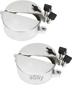 2 PCS Semi Truck Locking Fuel Cap Cover Freightliner Sterling and Western Star C