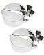 2 Pcs Upgrade Semi Truck Locking Fuel Cap Cover, Compatible With Freightliner