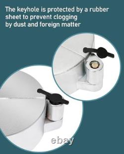 2 PCS Upgrade Semi Truck Locking Fuel Cap Cover, Compatible with Freightliner