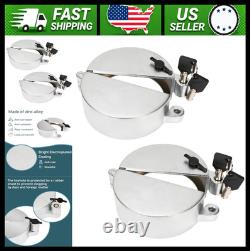 2 Pack Locking Fuel Cap Cover for Freightliner Sterling Western Star Trucks