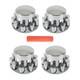 2 Pair 33mm Chrome Rear Wheel Axle Covers Hub Caps Lug Nuts Semi Truck