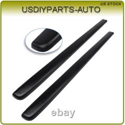 2x Bed Truck Rail Caps For 1999-2006 Chevy Silverado Sierra Cover Molding Black