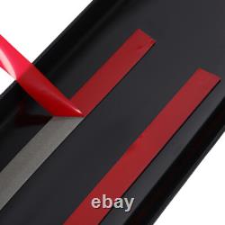 2x Bed Truck Rail Caps For 1999-2006 Chevy Silverado Sierra Cover Molding Black