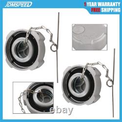 2x New Fuel Cap For Freightliner Trucks- 1/4 Turn Non-Locking