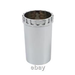 33mm Chrome Flat Top Hub Cover Kit Lug Nut Wheel Axle Covers fit for Semi Truck