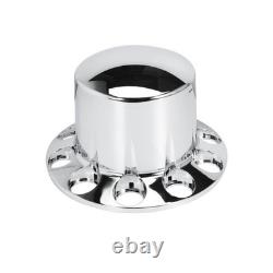 33mm Thread-on Nut Covers ABS Chrome Complete Axle Cover Kit for Semi Trucks