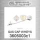 3605003c1 Gas Cap Withkeys Fits International Truck (new Oem Open Box)