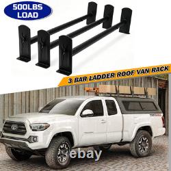 3PCS Adjustable Universal Truck Cap Topper Ladder Rack for Camper Shell Lumber