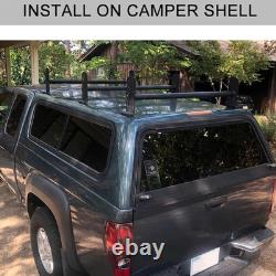 3PCS Adjustable Universal Truck Cap Topper Ladder Rack for Camper Shell Lumber