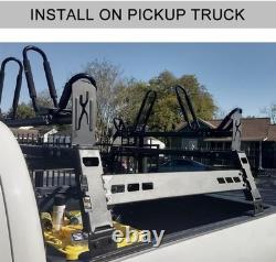 3PCS Adjustable Universal Truck Cap Topper Ladder Rack for Camper Shell Lumber