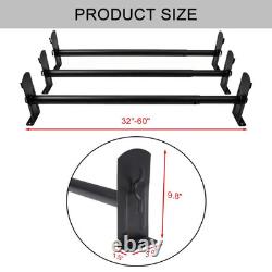 3PCS Adjustable Universal Truck Cap Topper Ladder Rack for Camper Shell Lumber