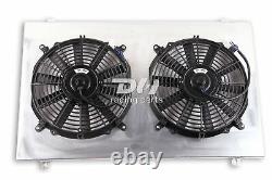 3Row ALUMINUM RADIATOR+SHROUD+ FANS Fit 1988-99 CHEVY TRUCK C/K 5.0/5.7L V8 28W