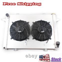 3Row Radiator&Fan For 1989-1993 1990 Dodge Ram Truck Pickup 5.9L Diesel CC1198