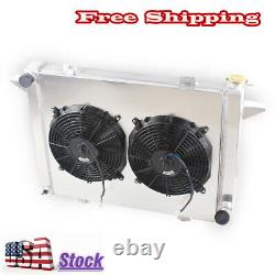 3Row Radiator&Fan For 1989-1993 1990 Dodge Ram Truck Pickup 5.9L Diesel CC1198