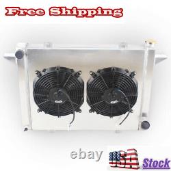 3Row Radiator&Fan For 1989-1993 1990 Dodge Ram Truck Pickup 5.9L Diesel CC1198