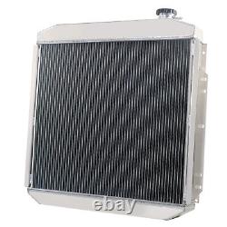 3Row Radiator+Fan Shroud For 1953-56 FORD Pickup Truck F-100 F-250 F-350 3.5L V8