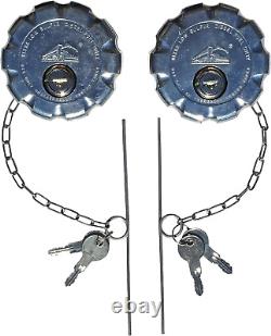 3 Keyed Alike Pair Locking Diesel Fuel Cap for Volvo VNL Series Low Sulfur Fuel