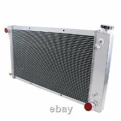 3 ROWS RADIATOR SHROUD FAN For 1967-1972 Chevy C/K C10 C20 C30 K10 K20 K30 Truck