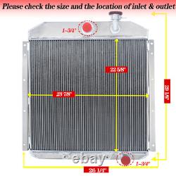 3 ROW RADIATOR for 1955-1959 1957 GMC TRUCK 4.4L 5.2L 5.7L 5.3L 6.1L