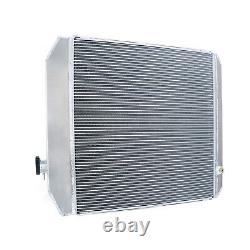 3 Row Alum Radiator For 1955-1959 GMC Truck 4.4L 5.2L 5.3L 5.7L 6.1L 1958